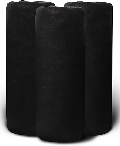 Miniatura 5 de Paquete de 60 mantas de forro polar suave a granel de 50 x 60 pulgadas, acogedora manta cálida para sofá de viaje al aire libre, al por mayor