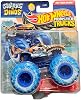 Hot Wheels Monster Trucks Tiger Shark, Sharks vs Dinos Series, Blue and Orange