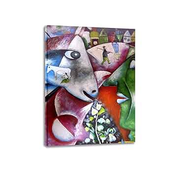 シャガール　私の村レプリカ　額付き 楽天市場】シャガール 私と村 複製の通販