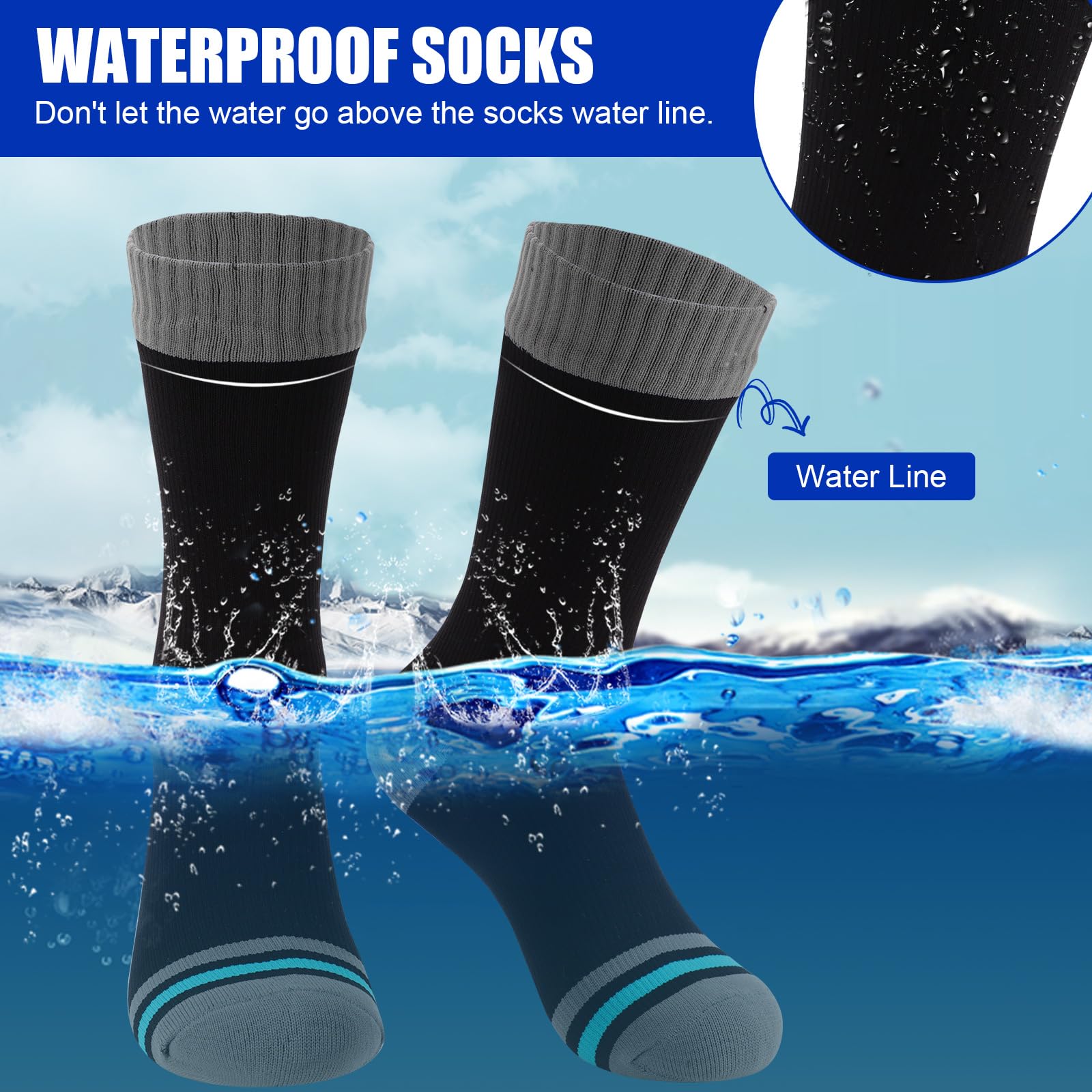 Chaussettes Imperméables Unisexe