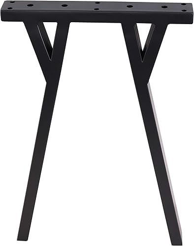 Miniatura 4 de 2 patas de banco de 18 pulgadas, patas de banco de acero vintage, patas de mesa de café, patas de escritorio de computadora, patas de mesa de cocina