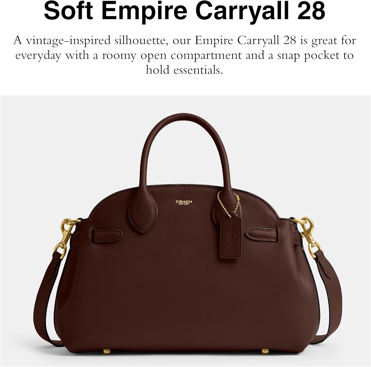 COACH Soft Empire Carryall 28 - Image 2