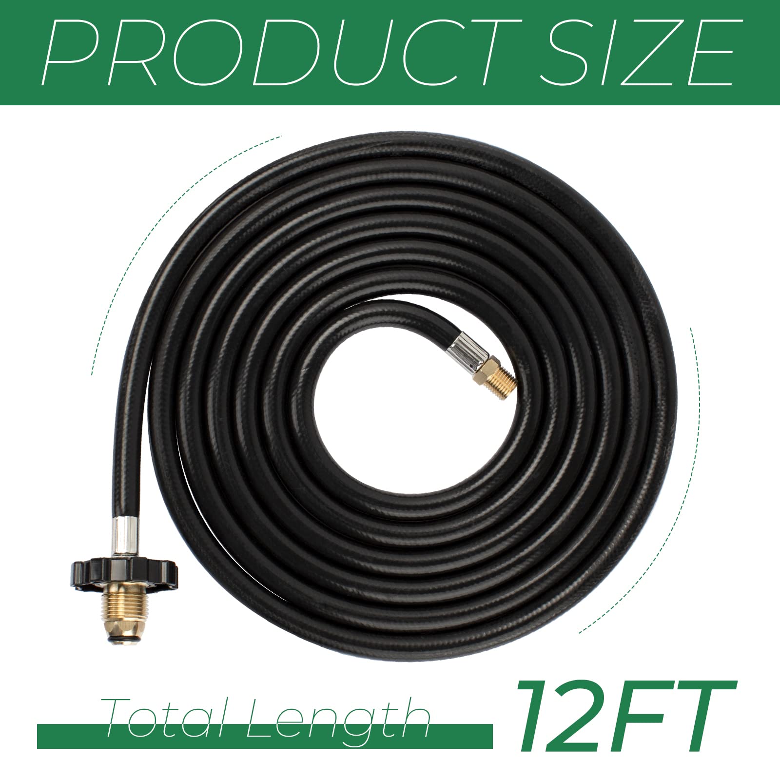 Snapklik.com : 12ft RV Propane Hose