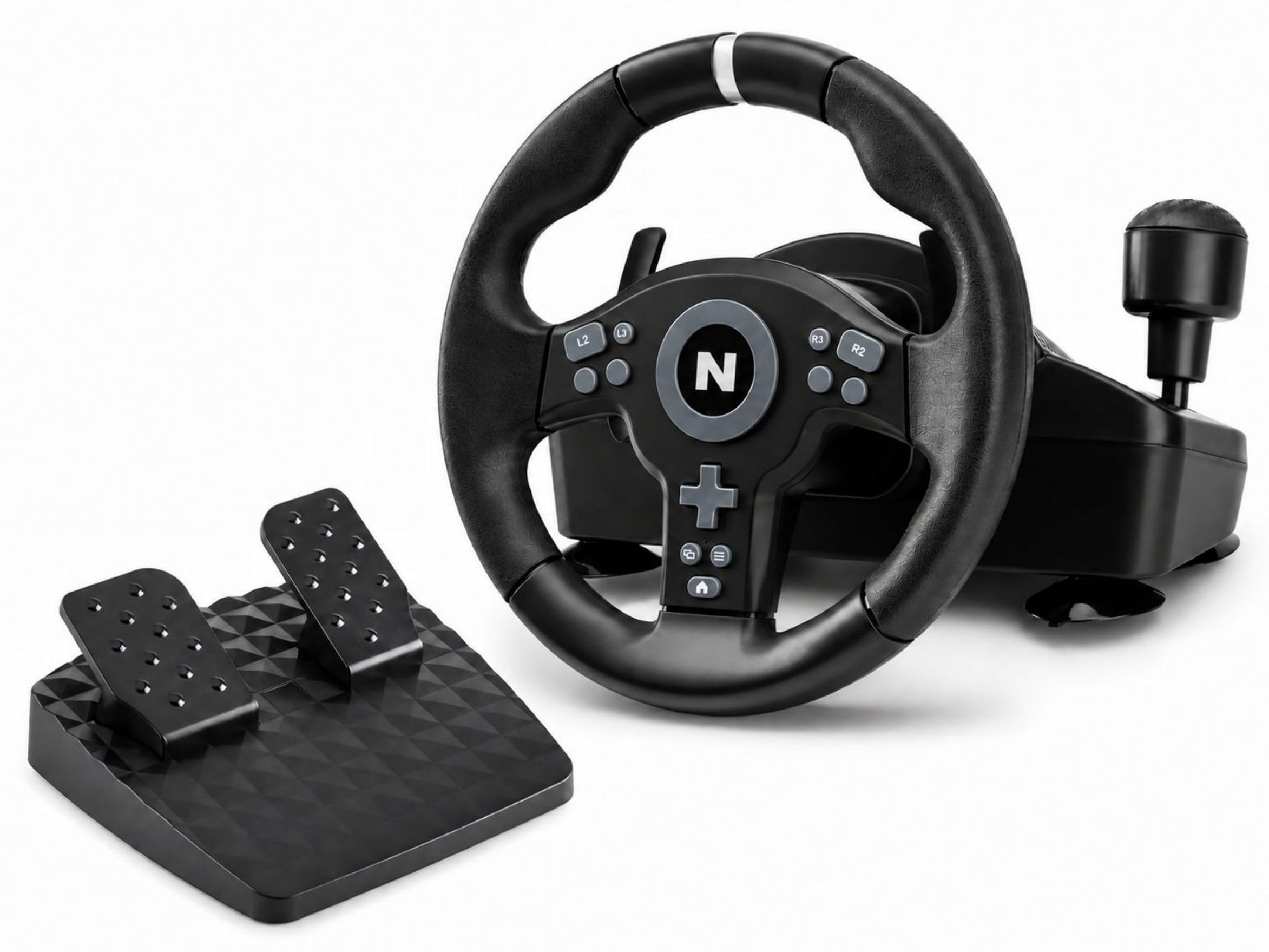 Nitho Drive Pro V200 Gaming Steering Wheel Black - Image 1