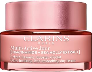 Clarins Multi-Active Day Moisturizer with Niacinamide | Smooth Fine Lines | Visibly Tighten Pores | Even Tone and Texture | Boost Glow | Strengthen Moisture Barrier