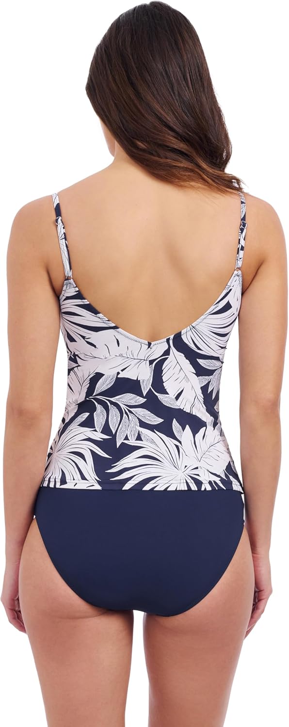 Profile by Gottex Women’s Malaya Tropical Print Swim Tankini Top with Built in E Cup with Underwire Foam Support - Image 4