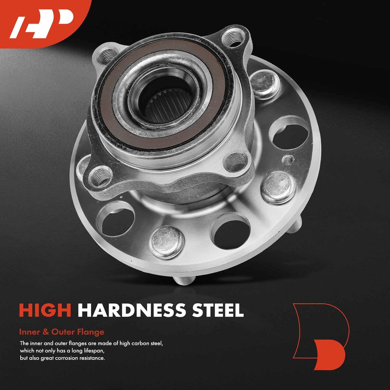 A-Premium Rear Wheel Bearing and Hub Assembly with 5-Lug Compatible with Acura TL SH-AWD 2009-2013, RL 2005-2012