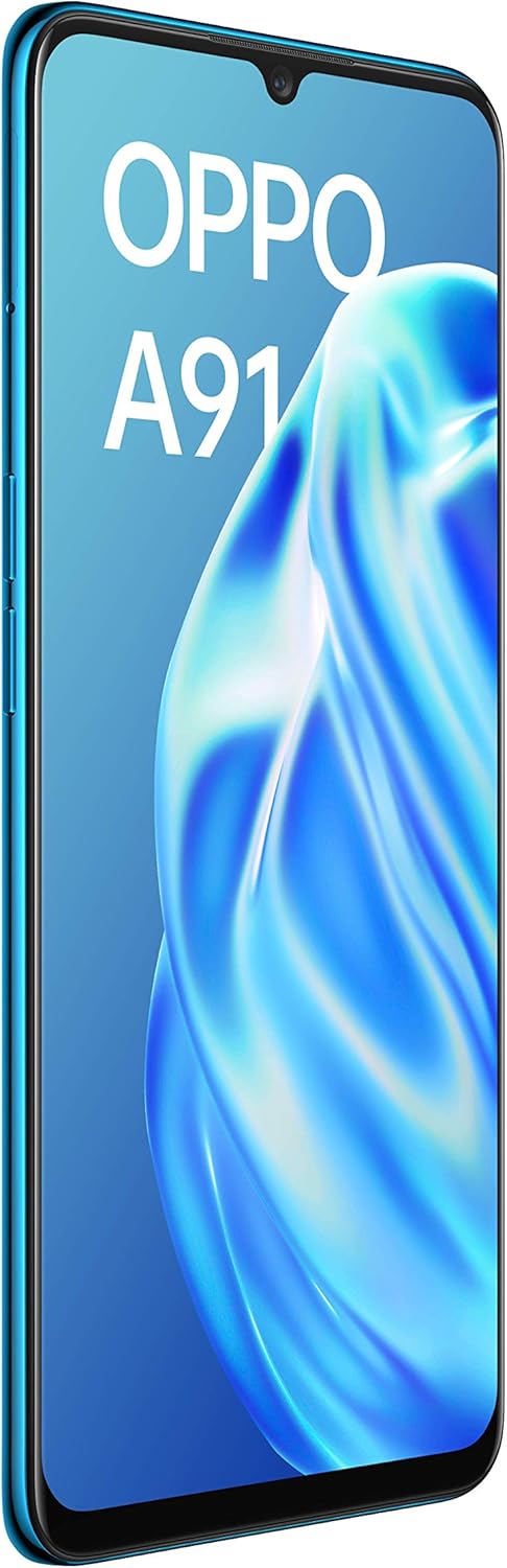 Oppo A91 Dual-SIM 128GB ROM + 8GB RAM (GSM Only | No CDMA) Factory Unlocked 4G/LTE Smartphone (Blazing Blue) - International Version