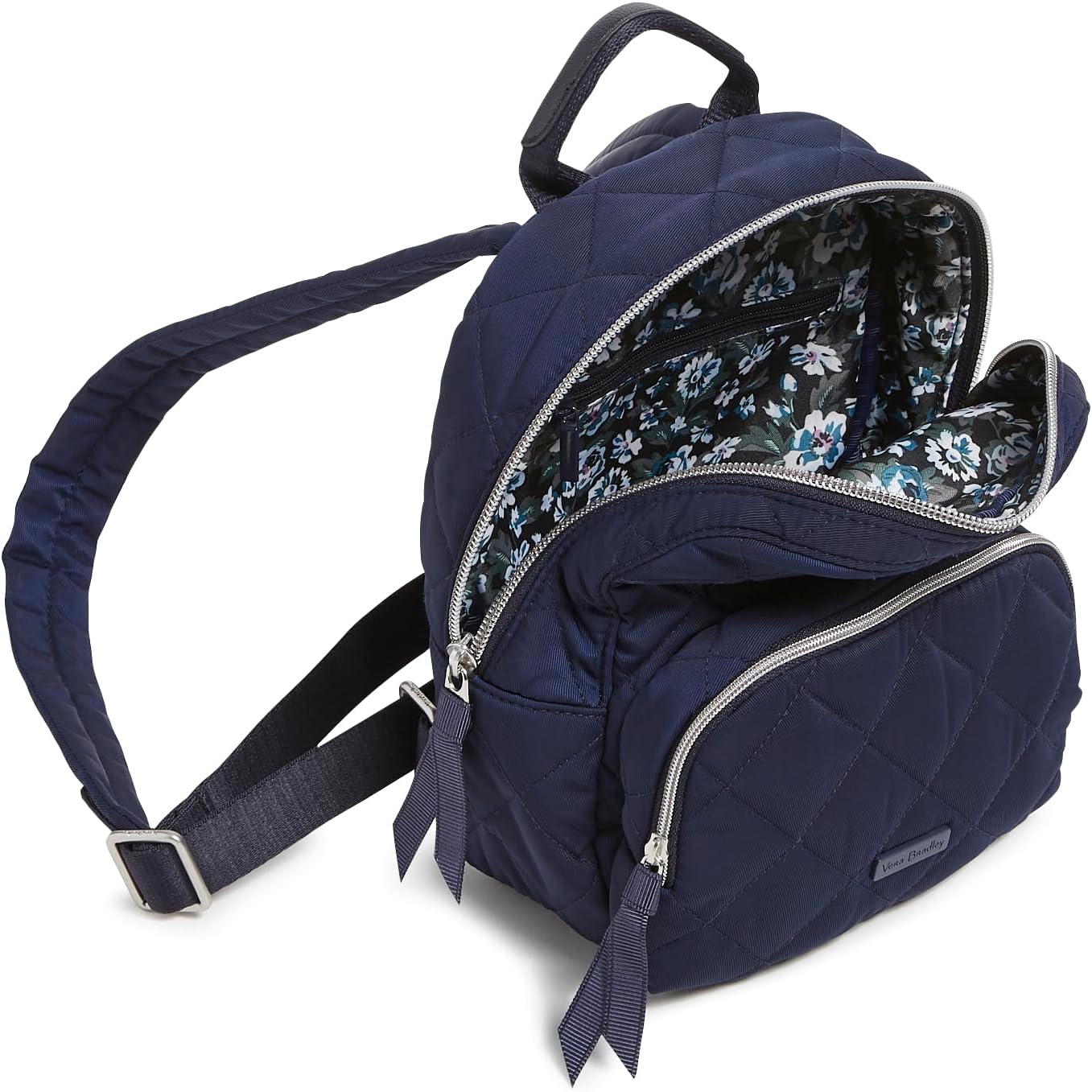 Performance Twill Mini Backpack, Classic Navy, One Size - Image 2