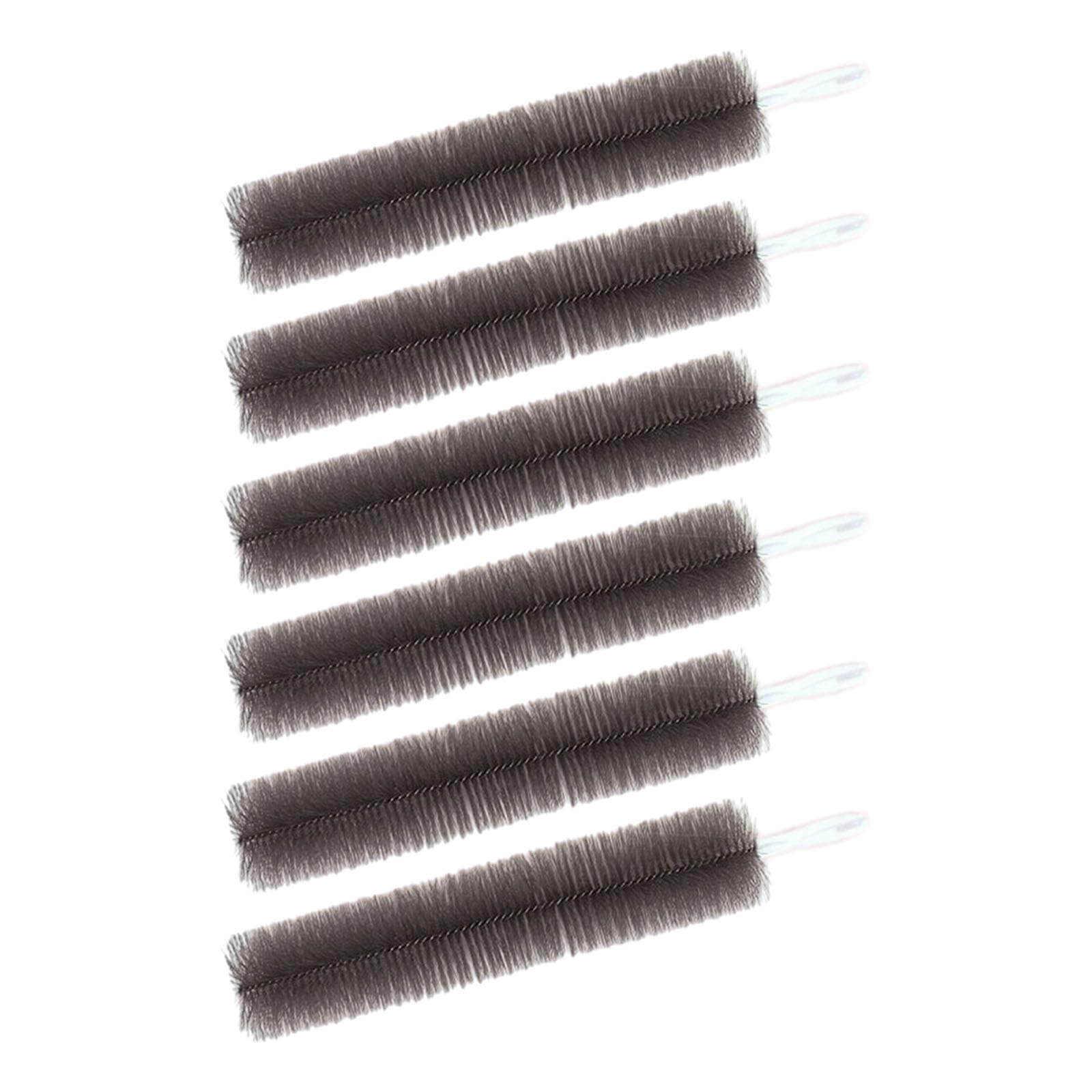 Fan Care Brush with Flexible PP Bristles and Wire Spine for Narrow Crevices, Blinds, Vents and Home Appliances Blind Brush Fan Vane Dryer Vent Crevice Lampshade Household Washable Debris