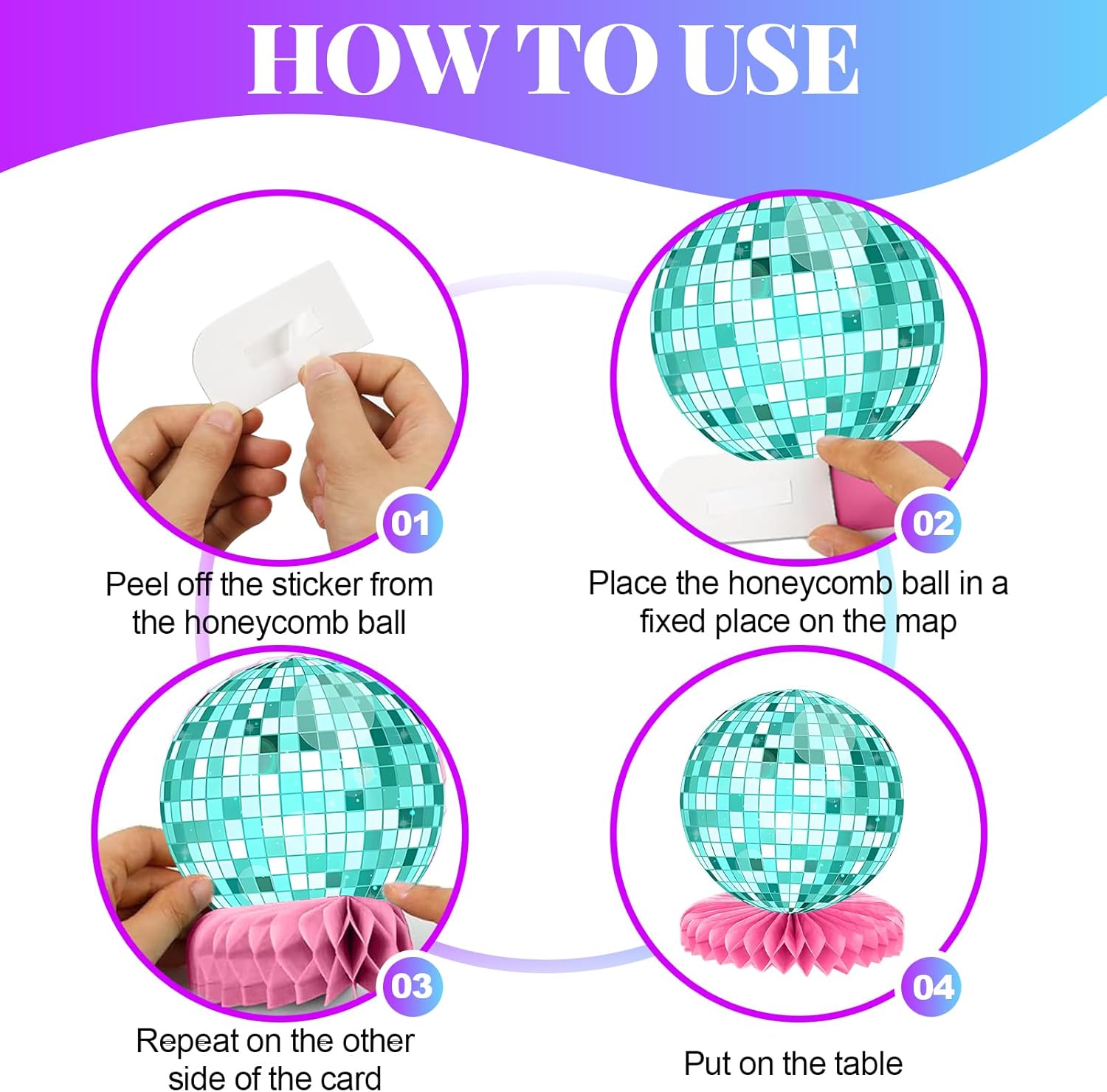 Pack of 9 80s Party Decoration Honeycomb 1980s Honeycomb Table Decoration 80s Vintage Party Decoration 90s Honeycomb Table Decorations 80s Retro Disco Decoration Party Accessories for 80s 90s Birthday