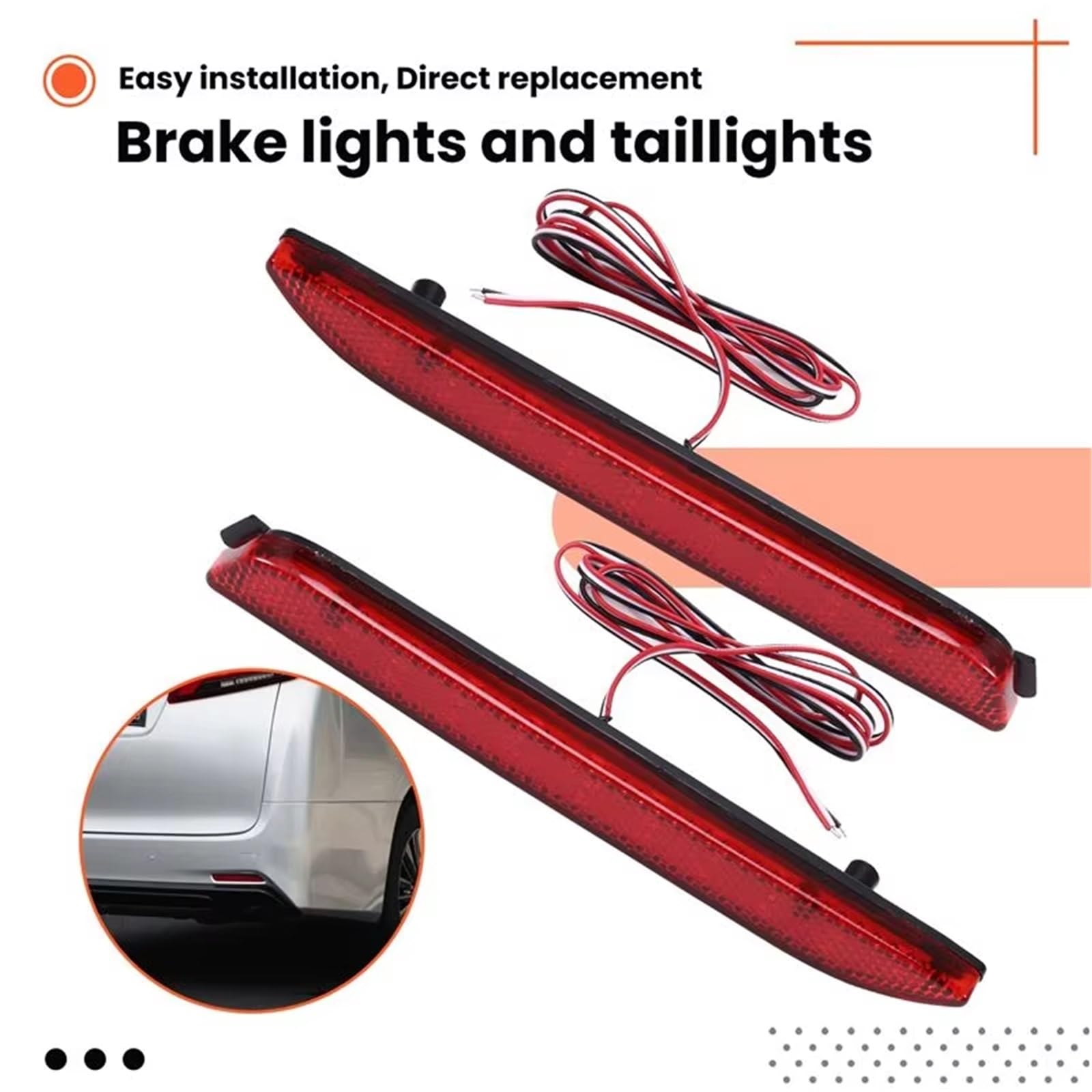 Luces Traseras Para Toyota Para Harrier Para Avalon Para Venza 81920-08010 Reflector De Parachoques Trasero LED Luz Freno Lámpara Trasera