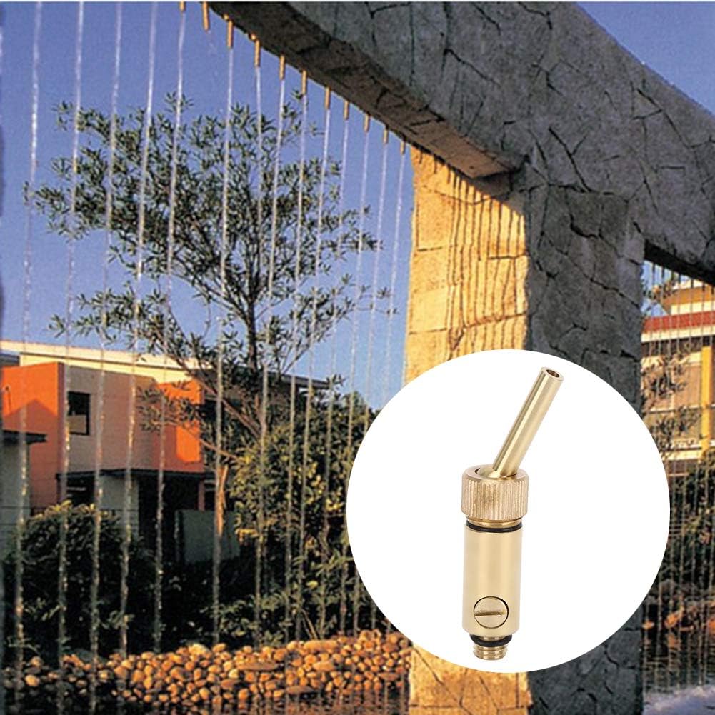 Adjustable Landscape Nozzle, Fountain Accessories Adjustable Fountain Nozzle, Durable Easy to Adjust for Garden Accessories Hotel Music Fountain Landscape Pond Nozzle