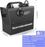 Propulsion Life Kézi Füstgép 400W Beépített Akkumulátor 21000mAh Színpad Film Parti 8