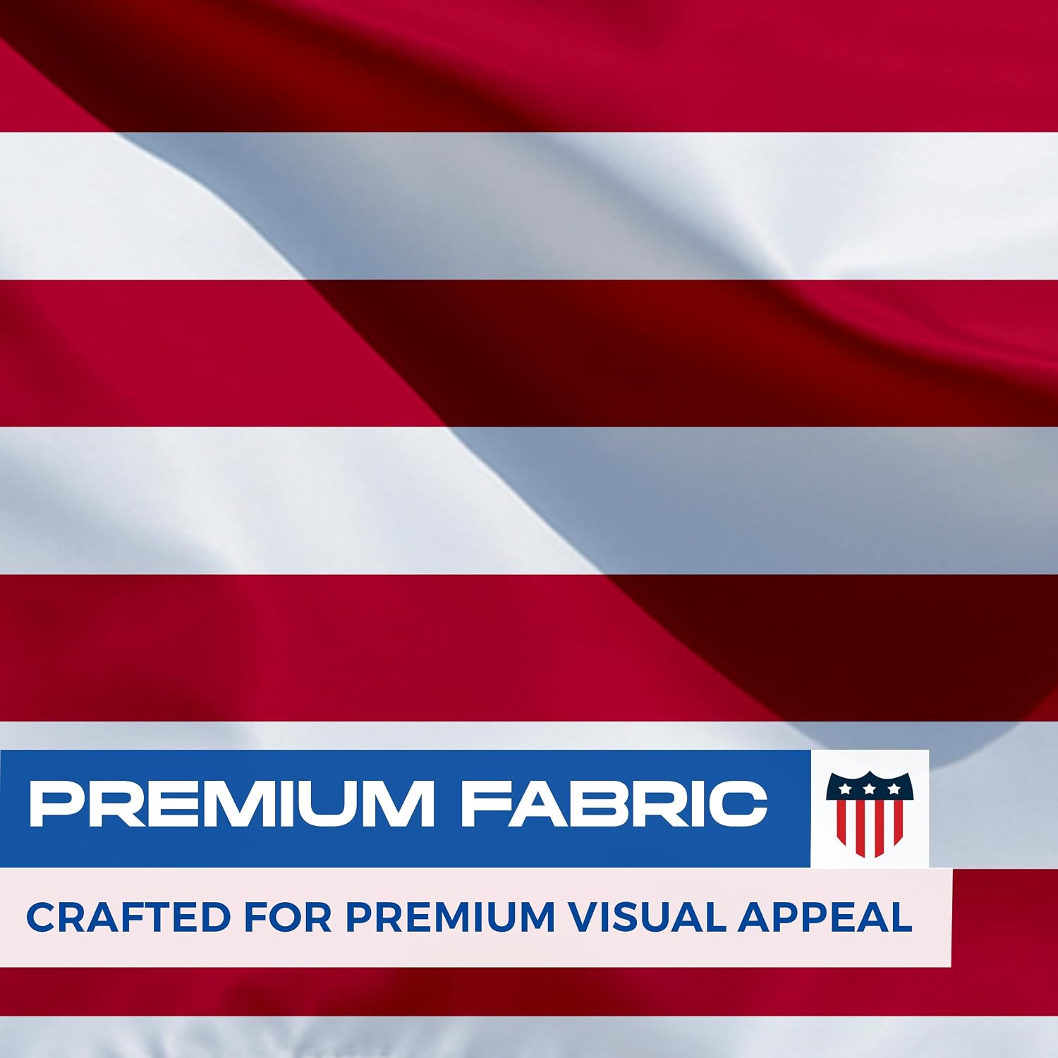 AGAS American Car Flag 10.5 x 15 inch - Double Sided Flag - Printed Wrap Knitted Polyester - 19 inch Unbreakable Plastic Pole with Bracket - U.S. Patriotic Car Flag with Window Clip.
