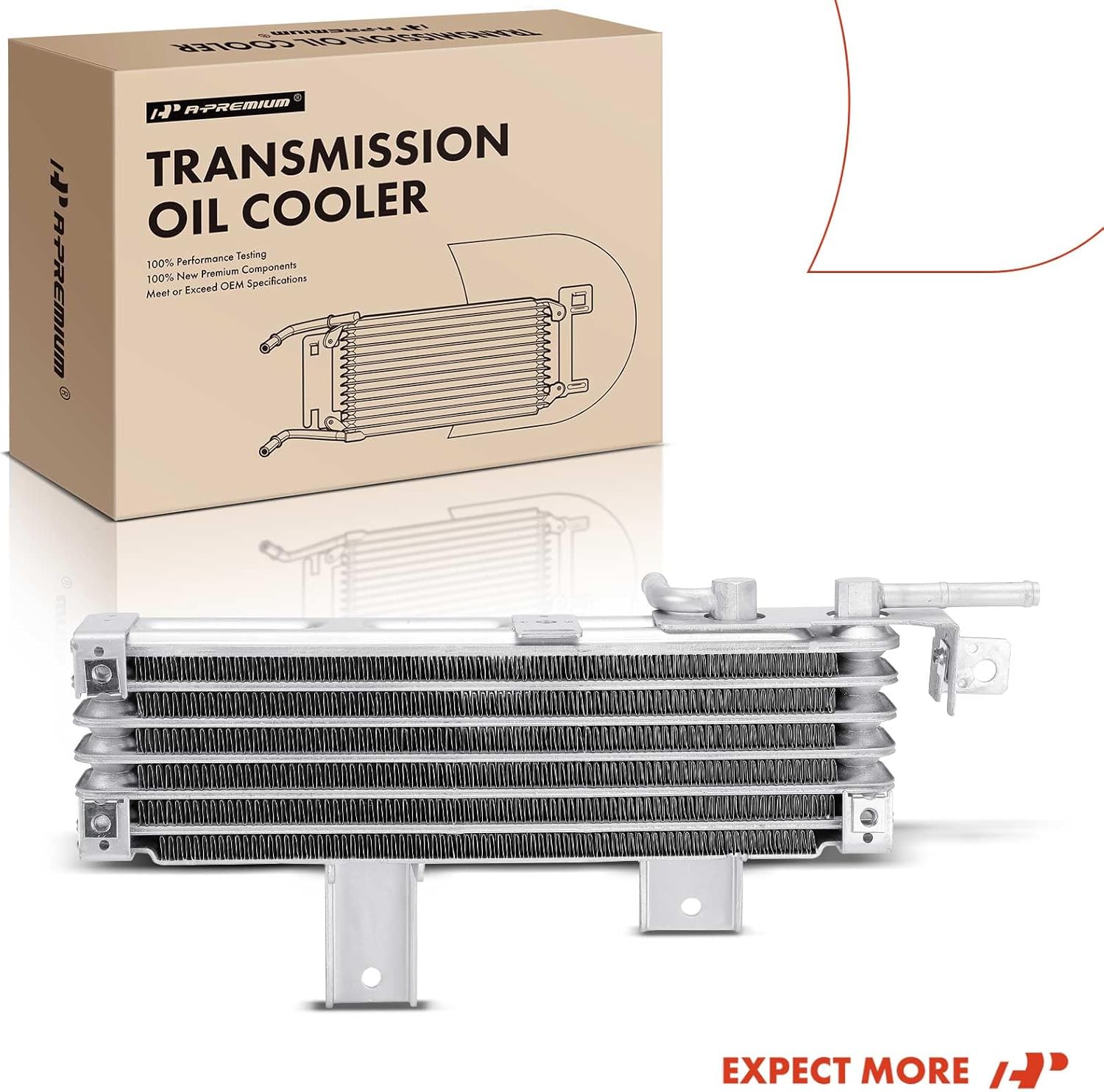 A-Premium Transmission Oil Cooler Compatible with Lexus RX450h 2010 2011 2012 3.5L, Sport Utility, Automatic Trans, Replace # 3291048100