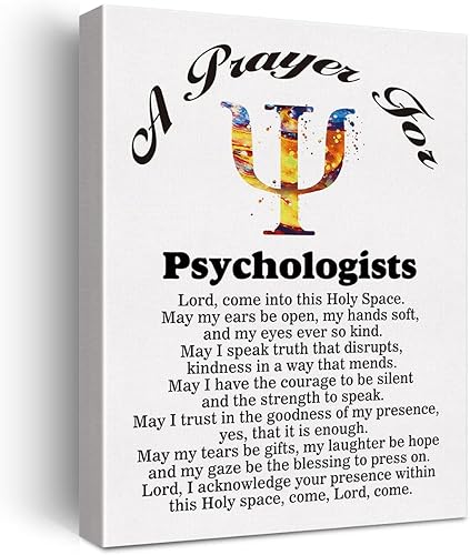 LEXSIVO A Psychologist's Prayer Canvas Home Wall Art Decor Psychologist's Psychologist's Prayer Canvas Home Wall Art Decor Psychologist Gift
