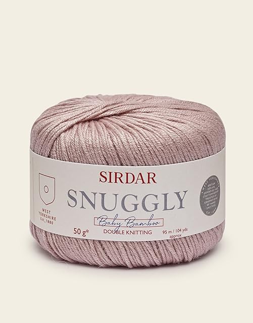 Sirdar Snuggly Bamboo DK, Pink Linen (081), 50g (F071-081)
