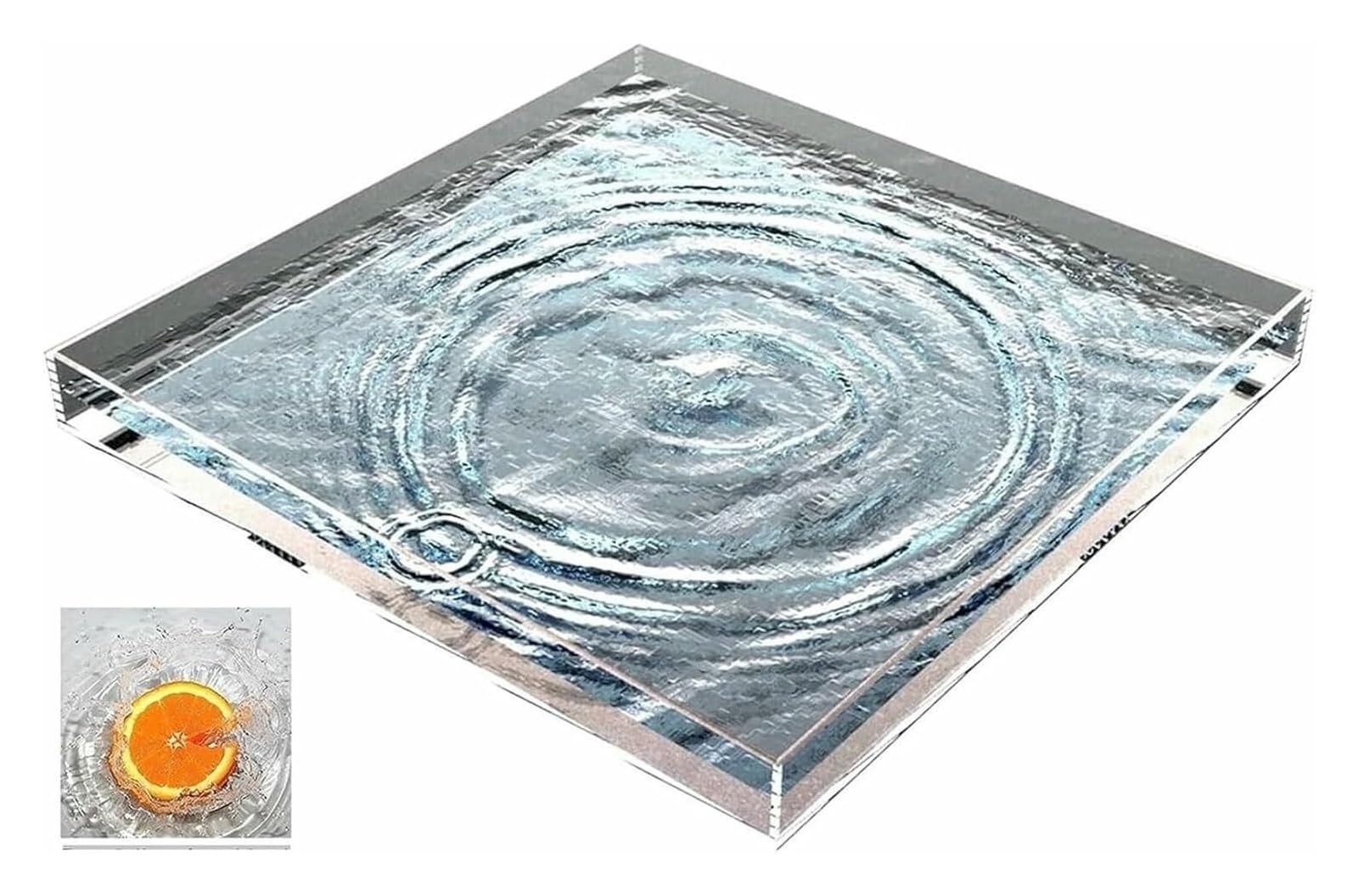 Réservoir d'eau acrylique et boîte de rangement haut de gamme