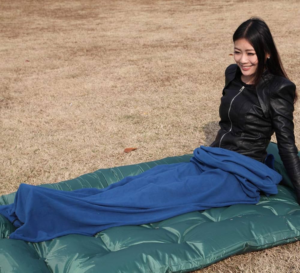   寝袋・ブランケット 楽天市場】毛布 寝袋 ブランケット 1人 クッション付き ごろ寝