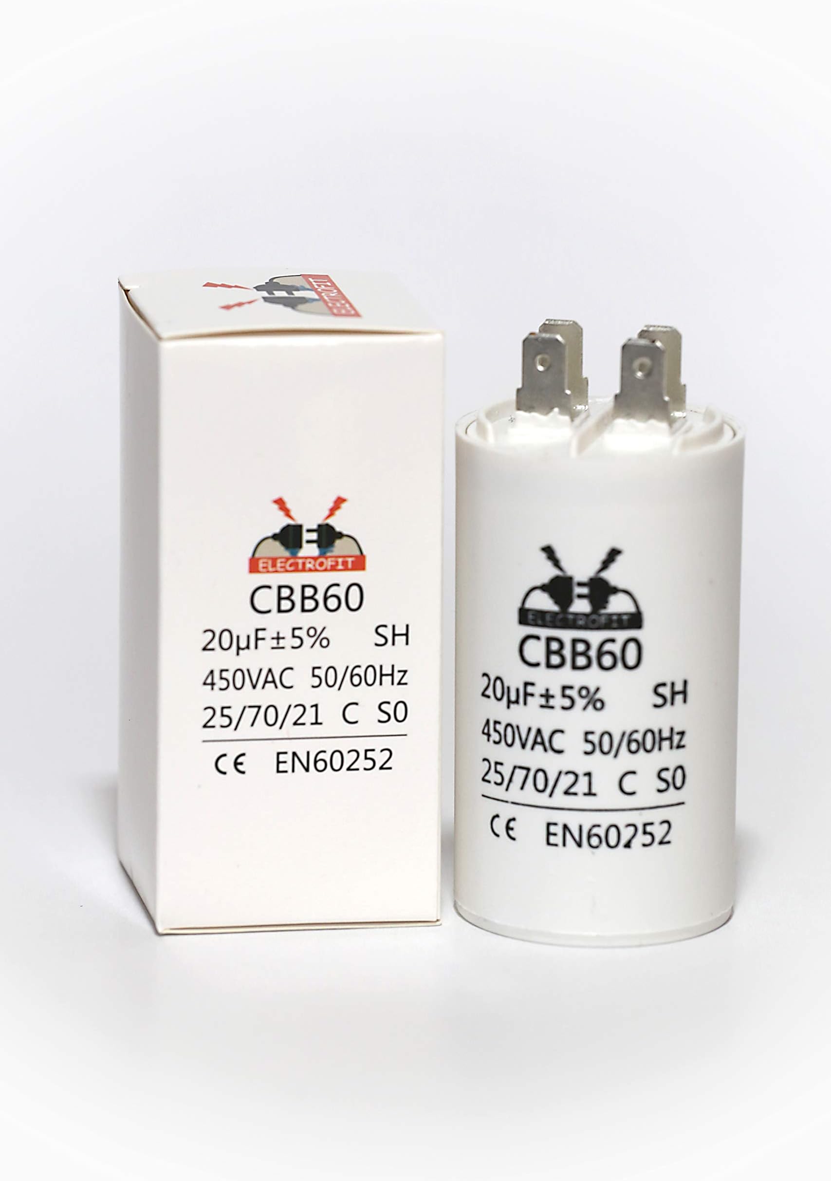 Motor Capacitor 450V 20uF CBB60