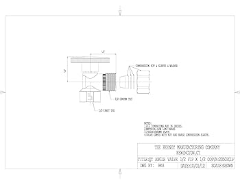 Keeney 2050PCLF 1/2-Inch FIP by 7/16-Inch or 1/2-Inch O.D.