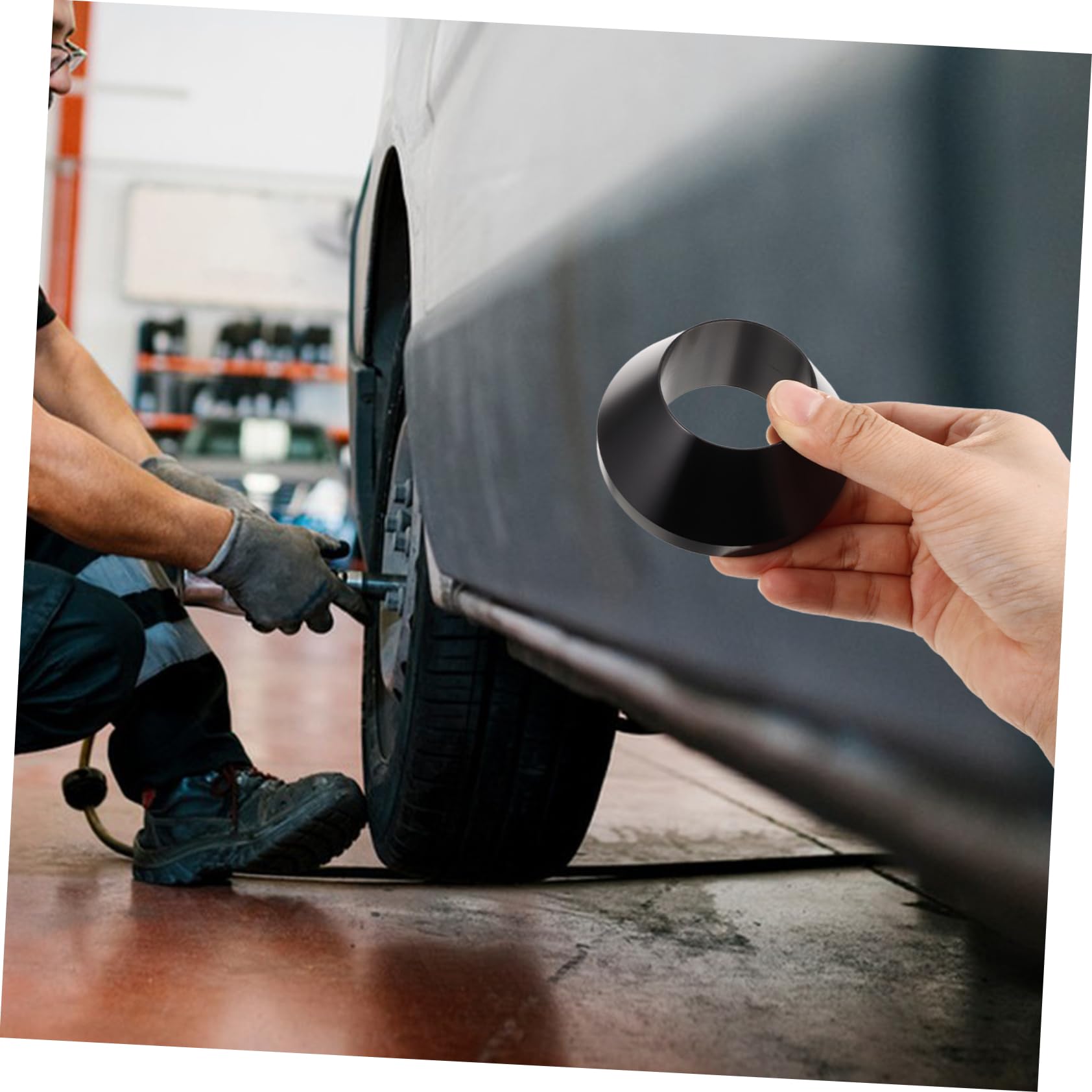 Gatuida 3pièces Manuel De Changement De Pneus Avec Cône De Centrage Aluminium Pour Équilibrage Des Roues Outil De Démontage Pour Camions De Fret Portuaire Modèle