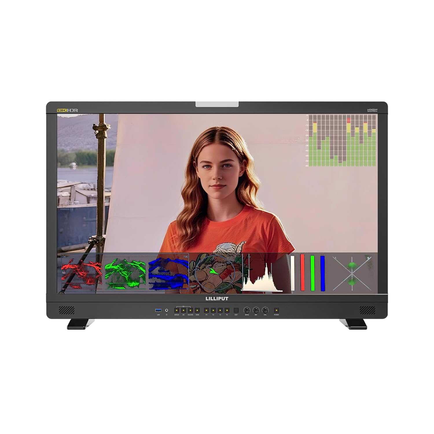 LILLIPUT UQ31 31 5-Inch 4K Production Monitor with HDR 3840x2160 Resolution 1000 Nits Brightness 12G-SDI and HDMI 2