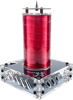 Joytech Music Tesla Coil Acrylic Base Shell Arc Plasma Loudspeaker Wireless Transmission Experiment Desktop Toy Model XX01