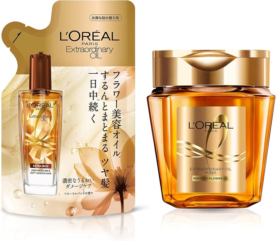 L'OREAL ELSEVE エクストラオーディナリーオイル 5本＋詰替3本 Amazon | L'Oreal Paris エルセーウ゛ エクストラオーディナリー
