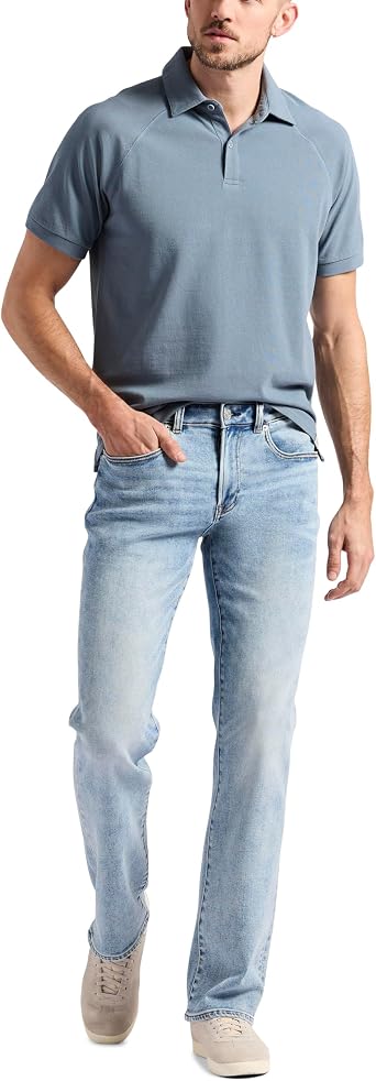 Buffalo David Bitton Men's Short Sleeve Knit Polo
