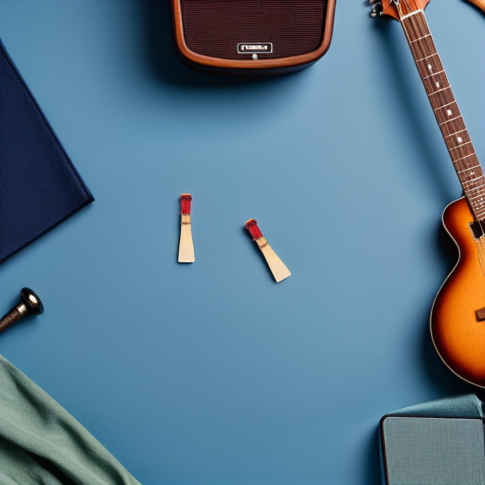 Ance per Fagotto Medie Naturali 5 Pezzi Set di Ricambio Accessori per Strumenti a Fiato per Musicisti Principianti e Professionisti