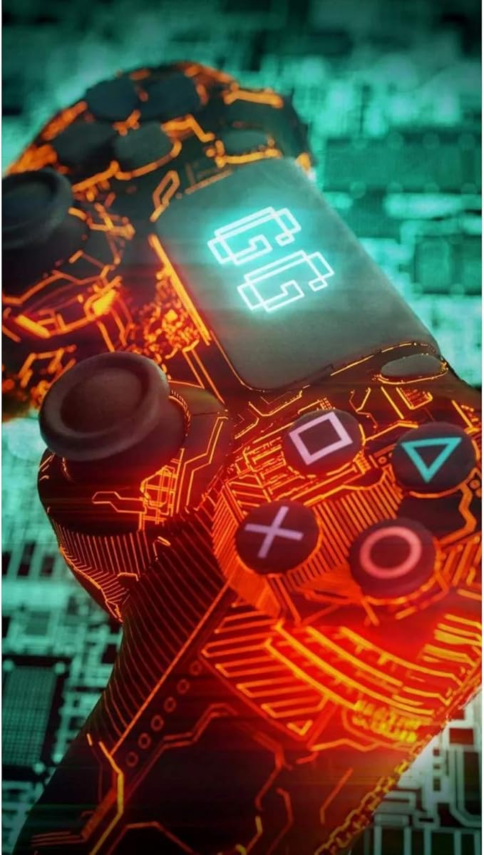 QQCCDD DIY 5D Diamond Painting Video Games Gamepad Kits for