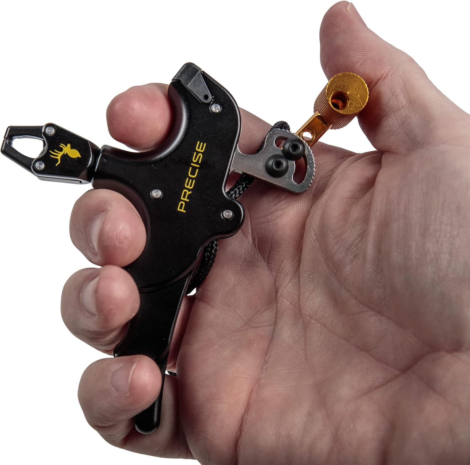 Trophy Ridge Precise Bow Release, 4-Finger T Handle Release, Includes Sling Wrist Strap, Torque Free Caliper-Style Head Rotates a Full 360-degrees, Multi-Position Thumb Trigger