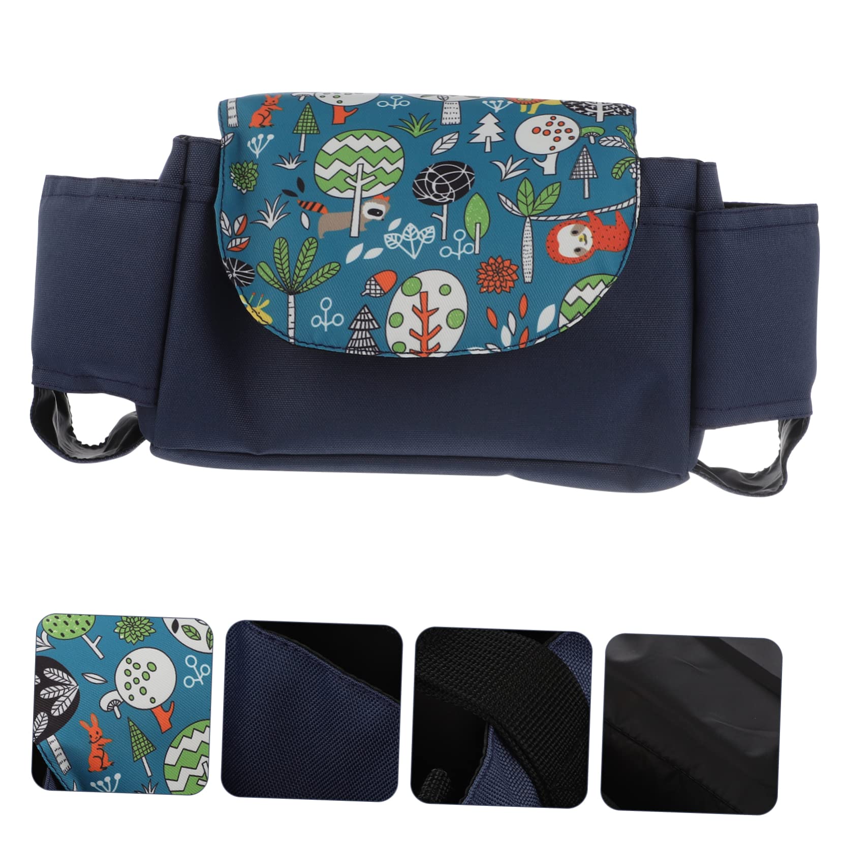 ifundom 3pezzi Organizer Per Passeggini Borsa Multifunzionale Per Pannolini e Bottiglie Attacco Sicuro Materiale Resistente Design Elegante e Pratico Per Esterni e Interni