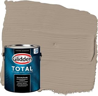 Glidden Total Interior Wall Paint & Primer All-in-One, Diversion/Beige, Eggshell, 1 Gallon
