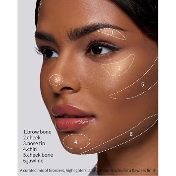 Flower Knows Butterfly Cloud Collar Embossed Highlight & Contour Palette