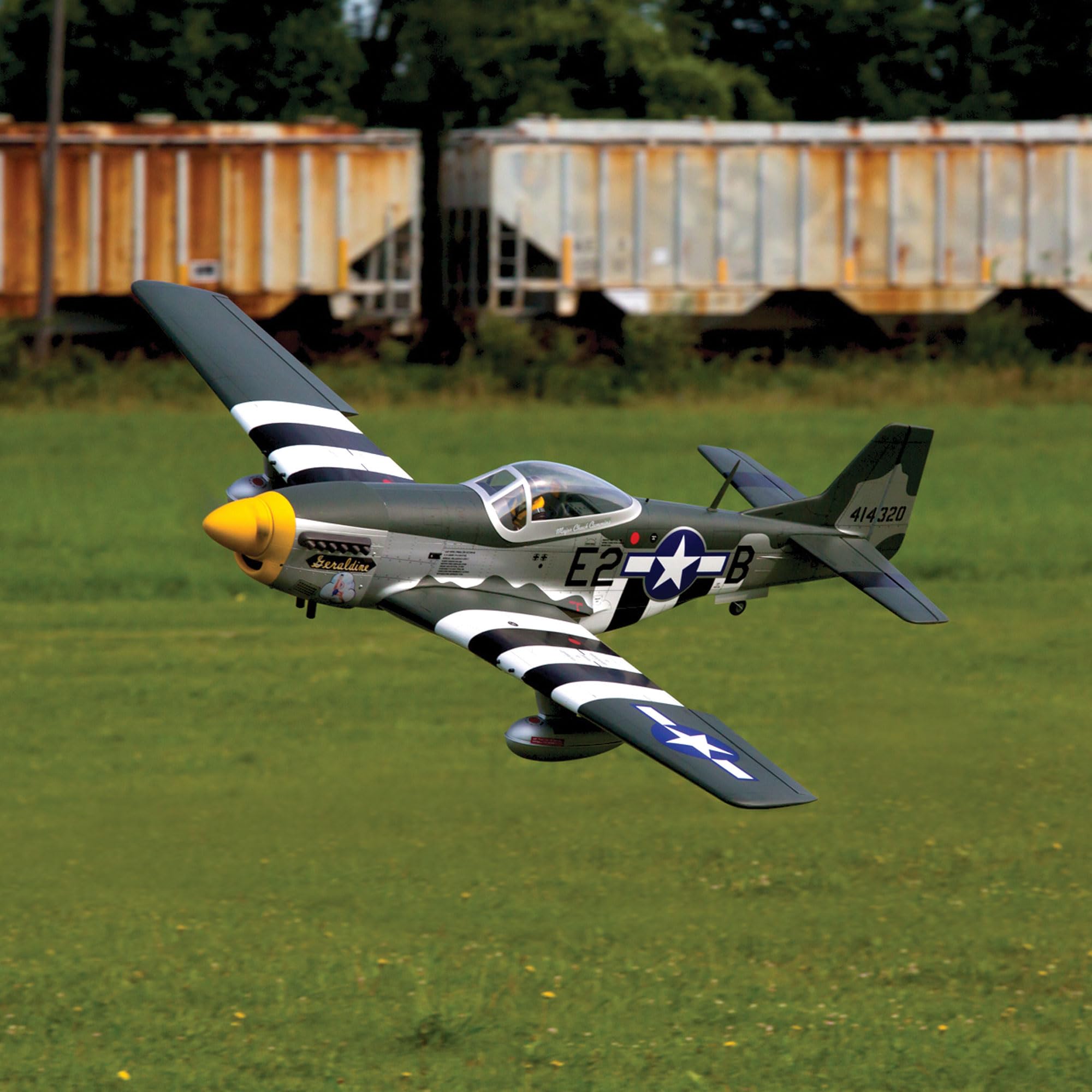 HANGAR 9 P-51D Mustang 20cc ARF, 69,5"