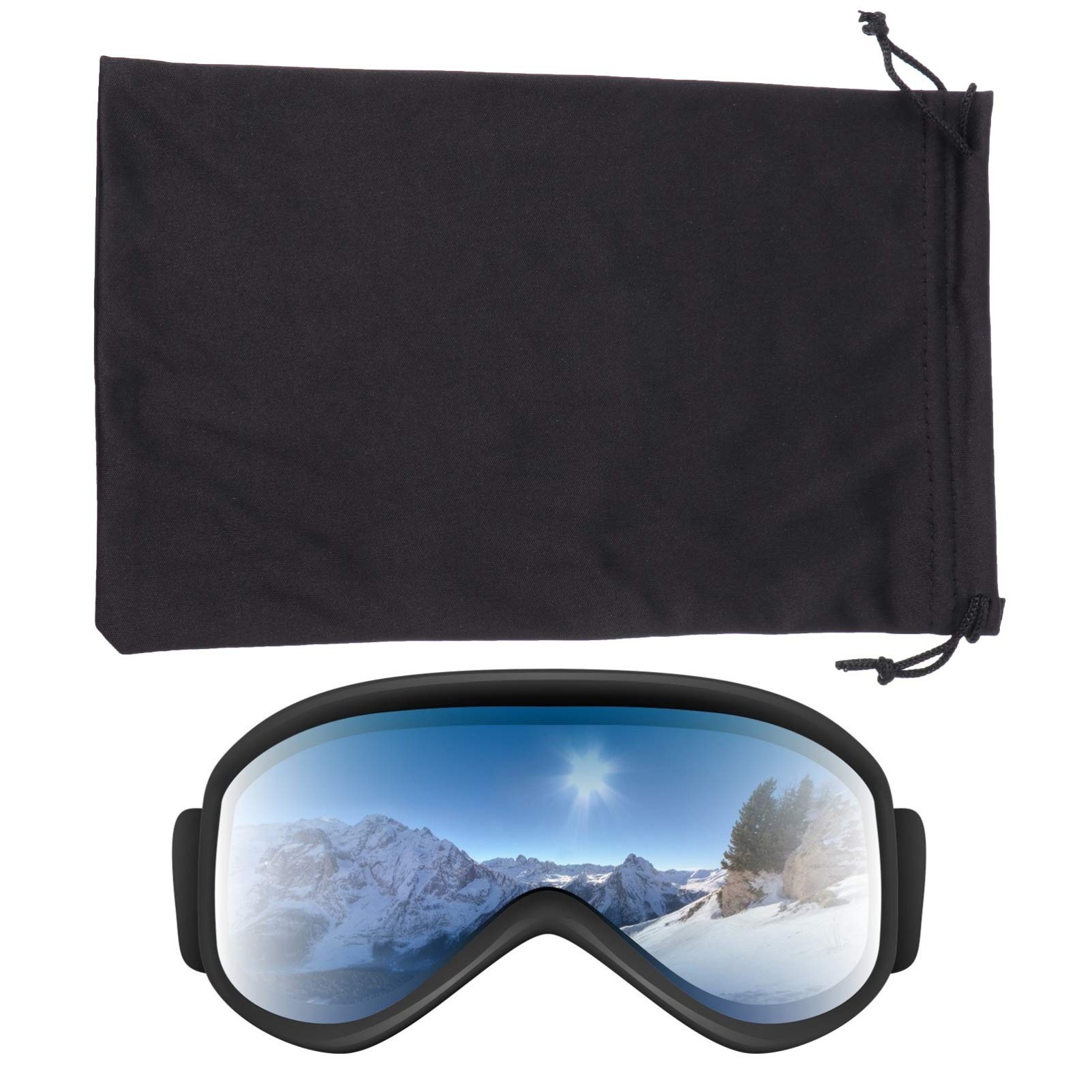 BESPORTBLE 10pièces à Lunettes De Ski Microfibre Lot De Étuis Pour Lunettes De Ski Douce Et Légère Idéale Pour Transport