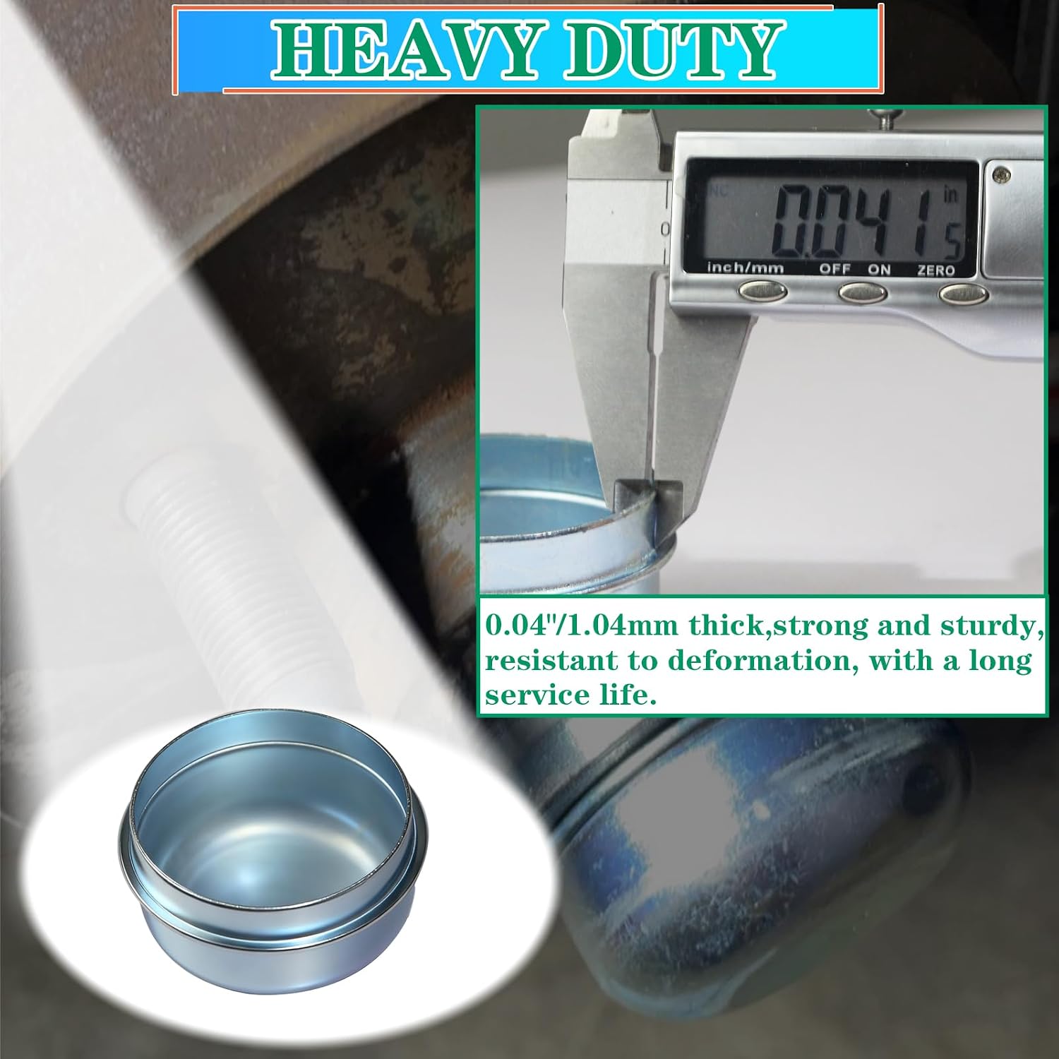 2pcs 1.98'' Trailer Hub Dust Caps,Bearing Center Replacement Trailer Cup,Trailer Hub Grease Cap for Most 2000 to 3500 Ib Boat Trailer Dexter EZ Lube