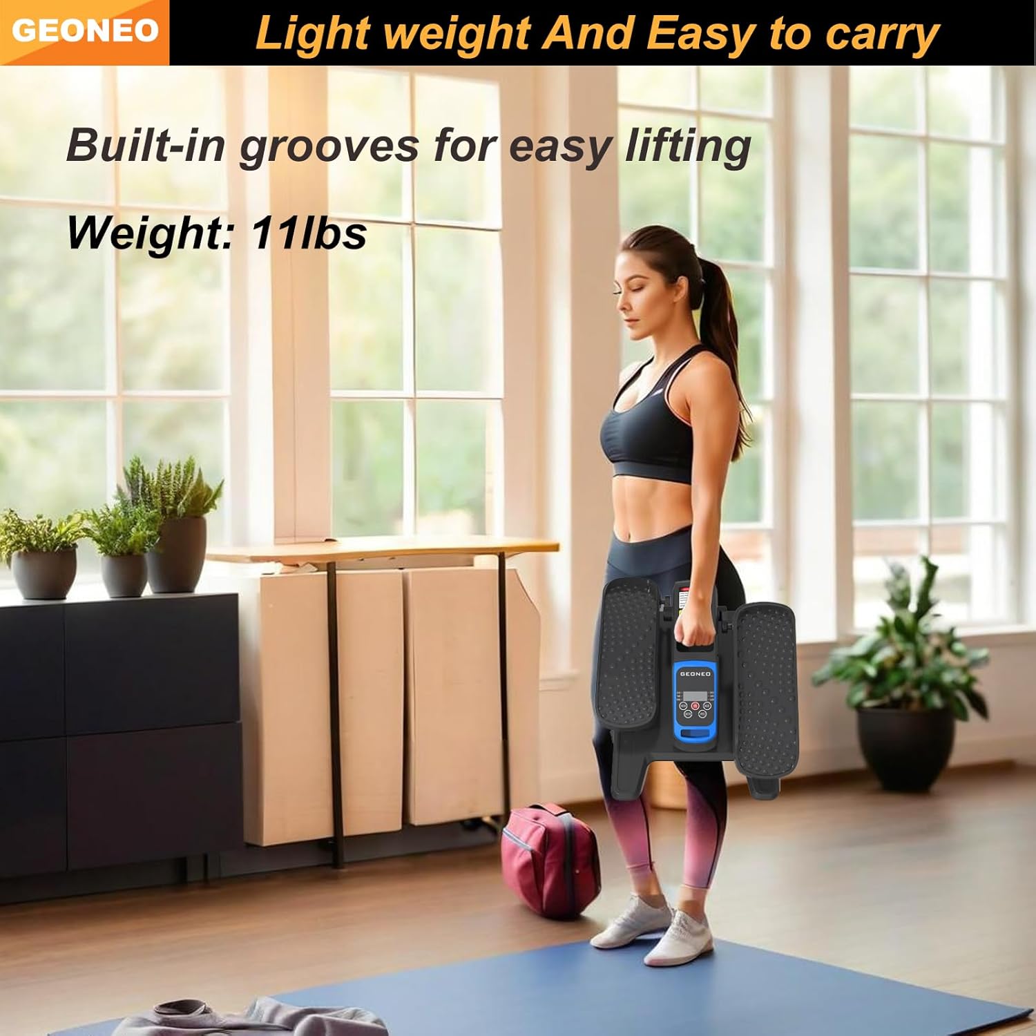 Under Desk Elliptical Machine, Electric Elliptical Exerciser for Senior, Quiet and Small Electric Seated Pedal Exerciser for Home with Remote Control and 12 Adjustable Speeds - Image 7