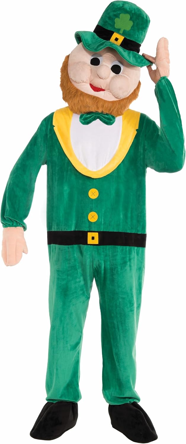 Forum Novelties Men's Plush Leprechaun Mascot Costume