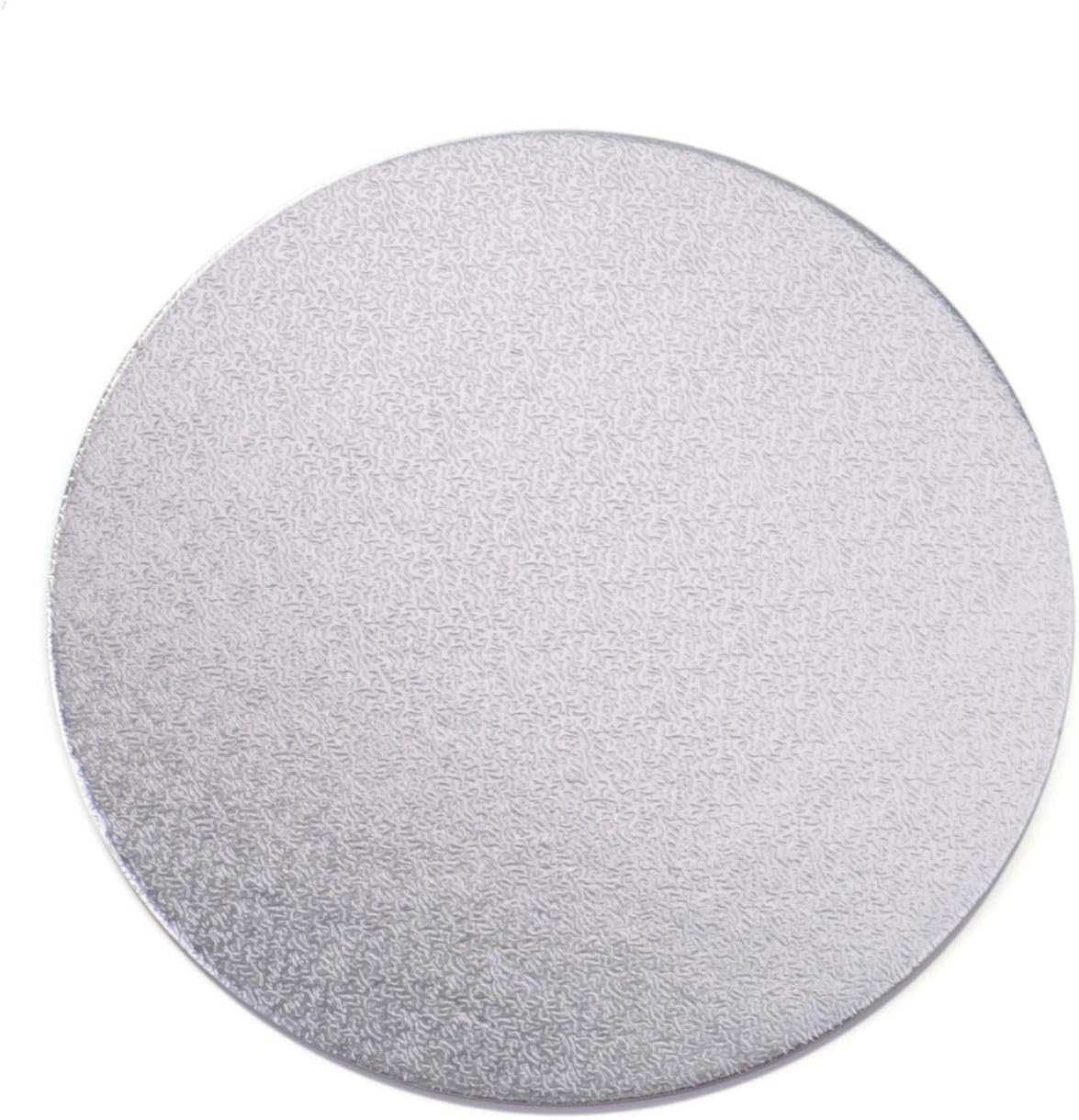 Flаѕh Dеаlѕ - 50% оƒƒ Tebery 12 Pack Silver Cake Boards Round Cake Circles Cake Base Cardboard - 6 + 8 + 10 + 12 Inch 