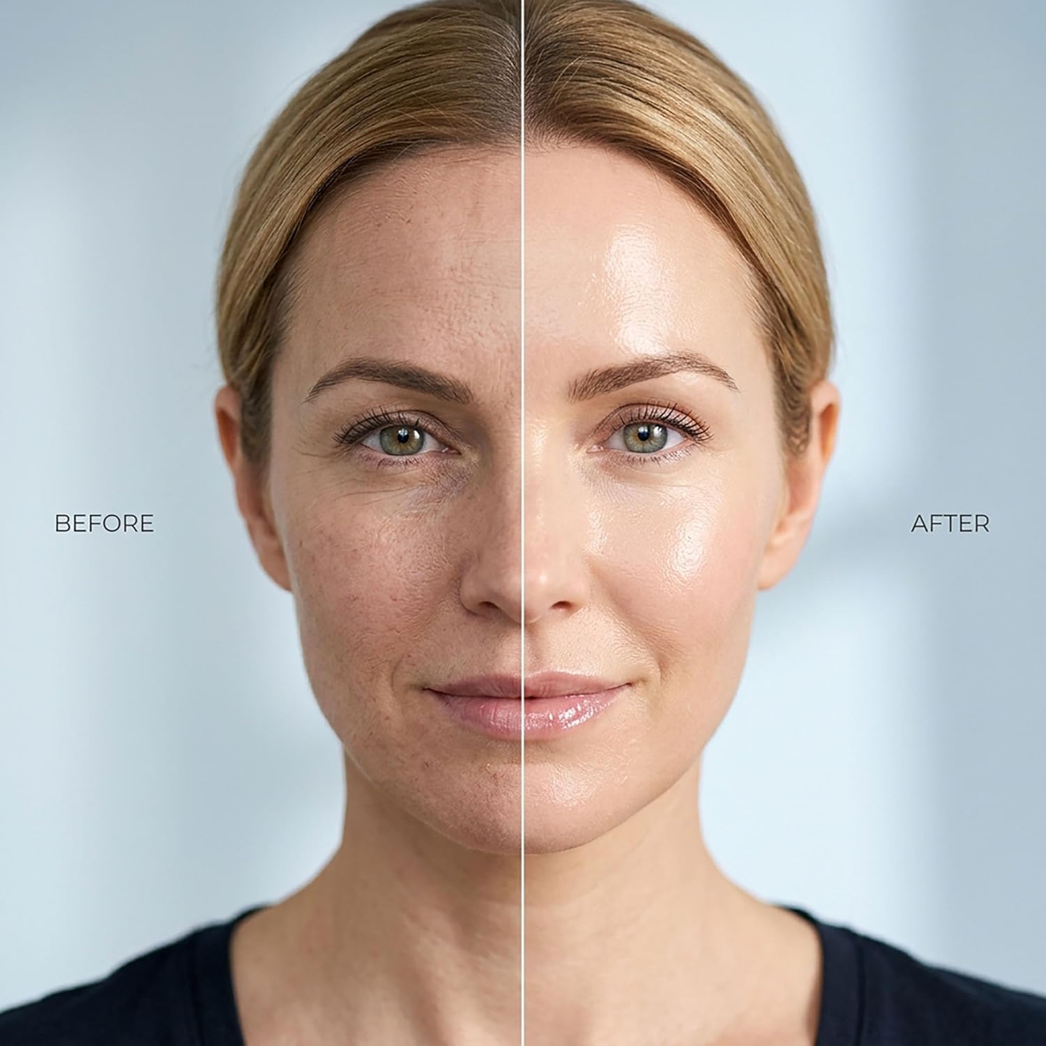 Total Recovery Serum - Vitamin C, Hyaluronic Acid & Peptide Complex – Firms, Lifts, Hydrates & Brightens Skin, Targets Fine Lines, Wrinkles – All-In-One Face Serum for Women, 1 Fl Oz
