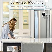 Vista 6 de 4PCs Indoor Security Camera Wireless, 4MP HD WiFi Home Security Camera with Magnetic Mount, Window Camera for Indoor Use, AI Motion Detection, 24/7