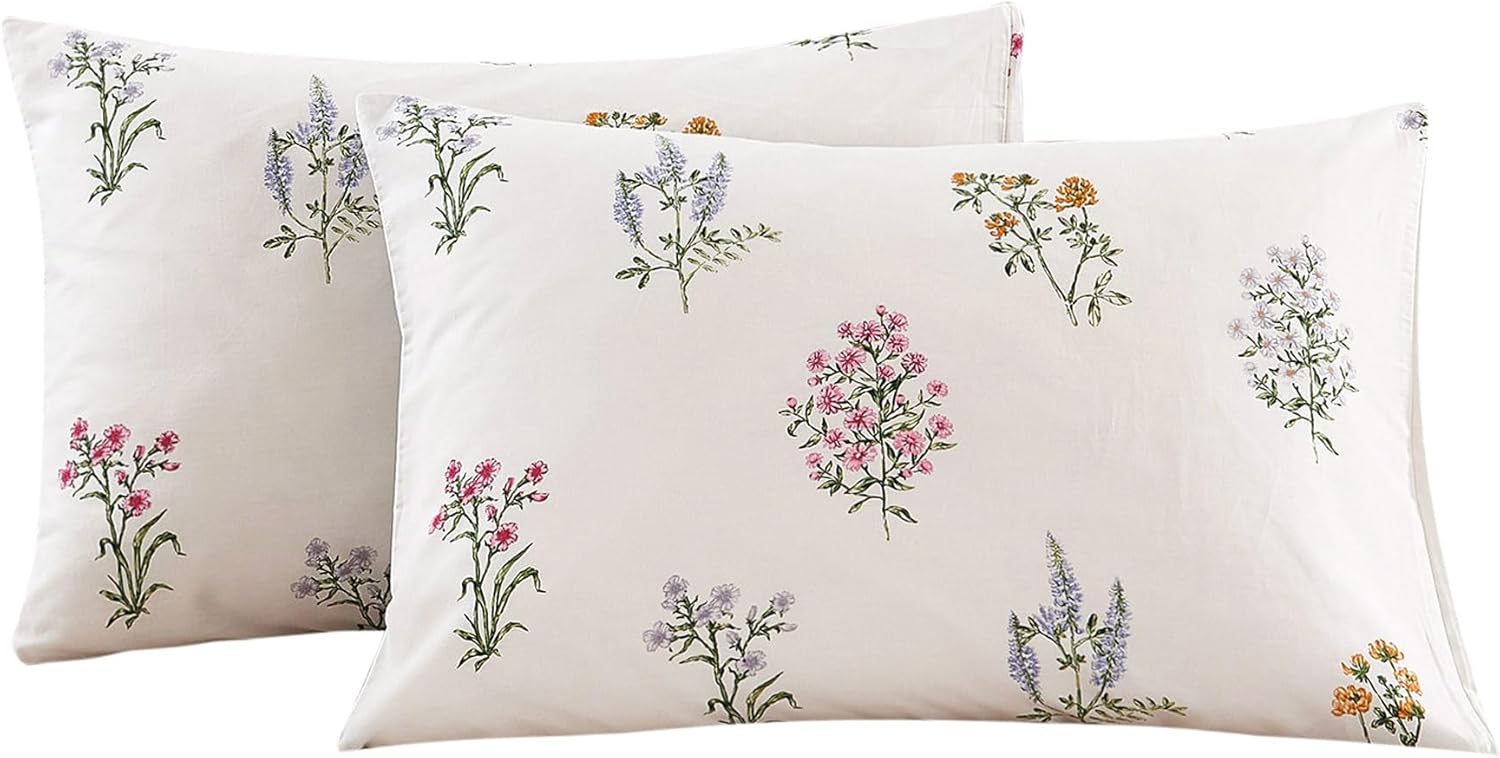 ECOCOTT 2 Pack Pillowcase Standard Size with Light Mauve
