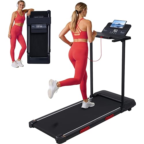 Walking Pad with Incline, 2026 Upgrade Electric Small Walking Pad with Handle Bar, 3.0HP Protable Walking Pad Treadmill with Handles and Incine for Home Small, 0.6-7.6MPH, 350LBS