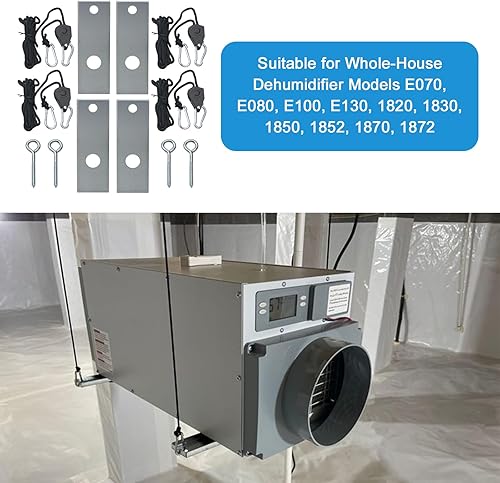 Miniatura 6 de 5822 Kit de deshumidificador colgante para AprilAire Crawl Space, sótano, deshumidificador de toda la casa modelos E070, E080, E100, E130, 1820,