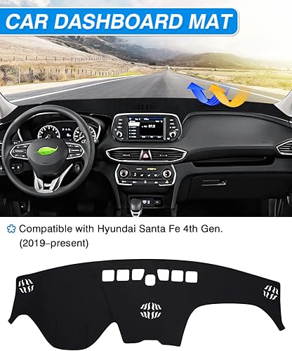 Miniatura 206 de Cartist - Funda de salpicadero, alfombrilla antideslizante, protector de rayos ultravioleta, antirreflejos