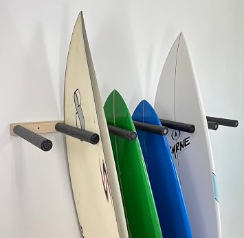 Vertical Surfboard Storage Rack - Holds 6 Boards